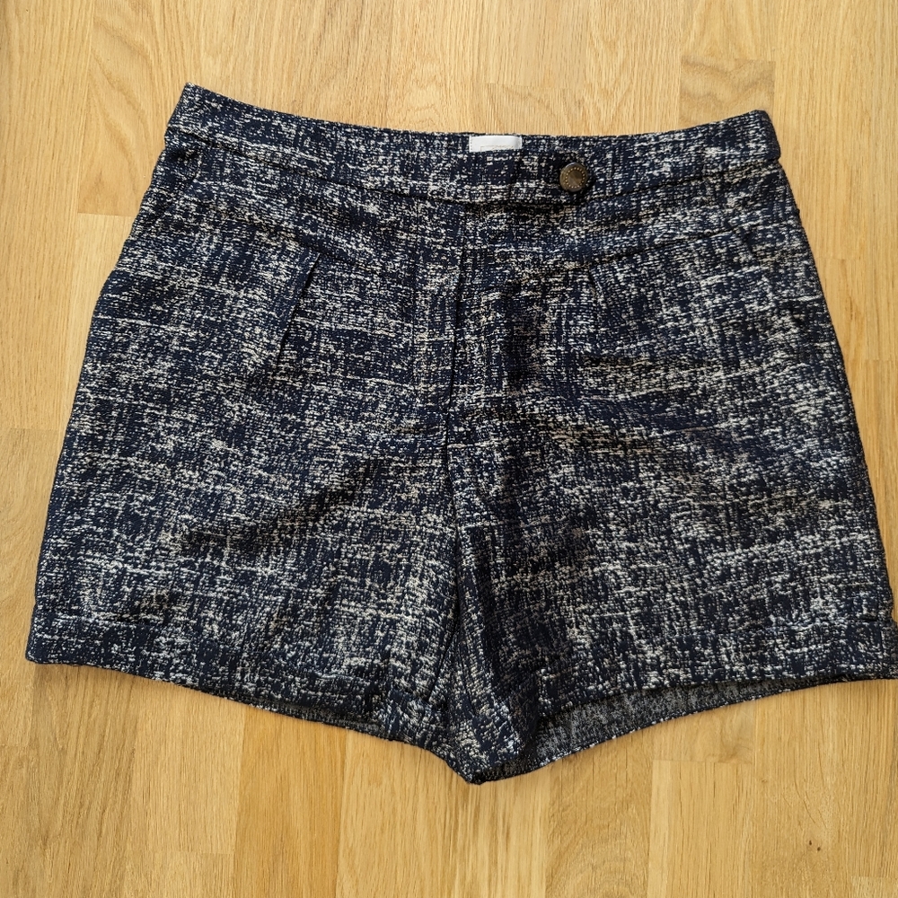 Anthropologie Tweed & Lurex Shorts